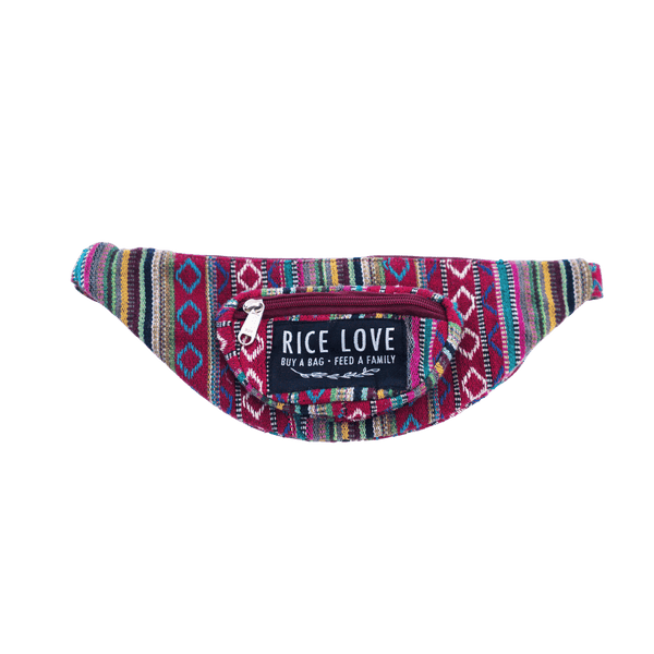 Rice Love Hip Pack – Handmade Upcycled Fair Trade Fanny Pack