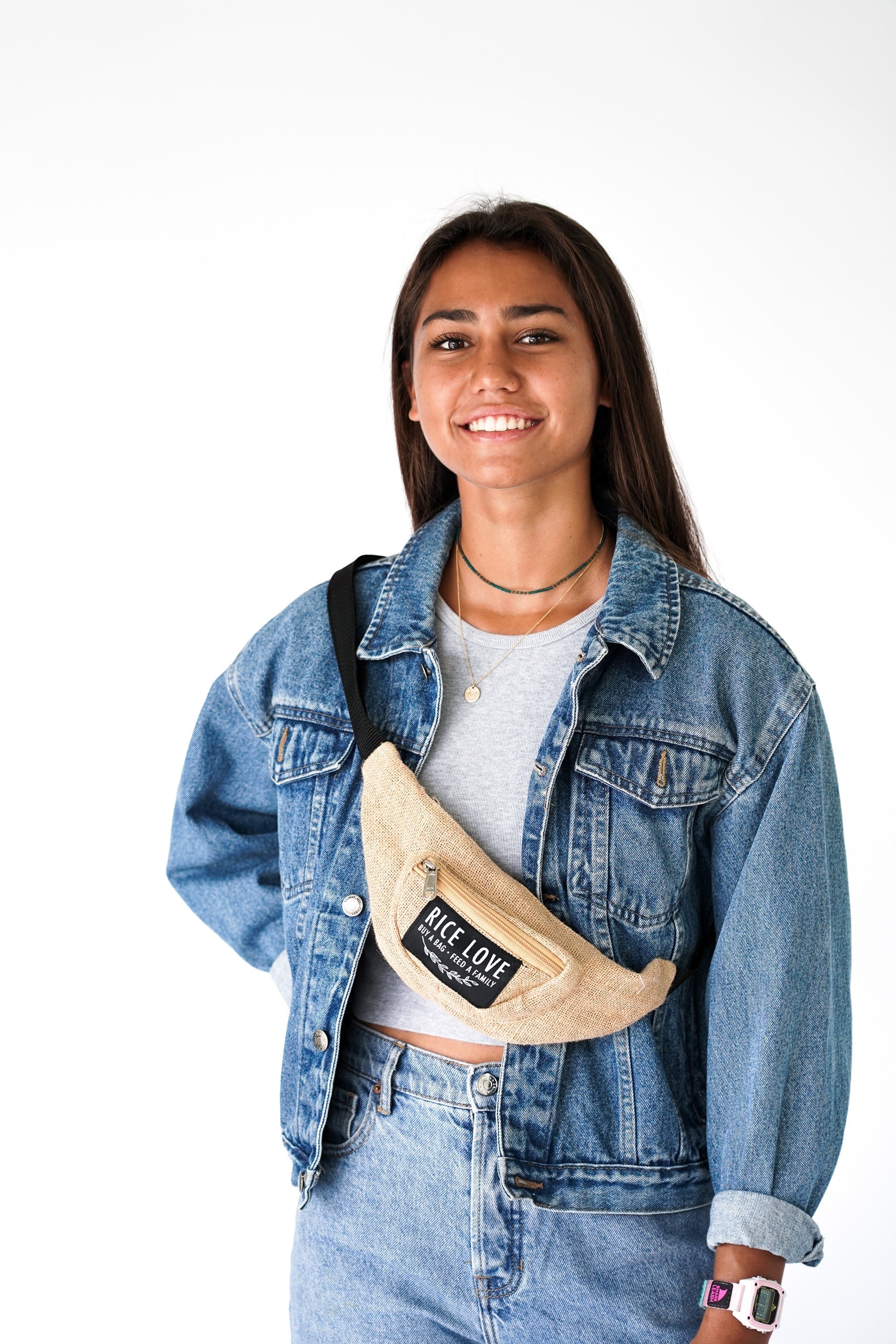 Rice Love Hip Pack – Handmade Upcycled Fair Trade Fanny Pack