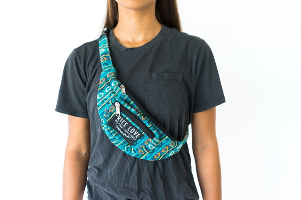 Rice Love Hip Pack – Handmade Upcycled Fair Trade Fanny Pack