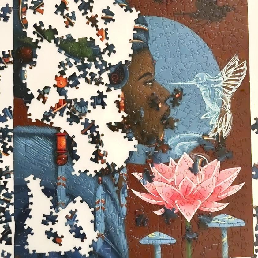 Hummingbird Spirit 500-Piece Jigsaw Puzzle by Paul Lewin