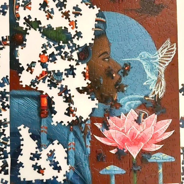 Hummingbird Spirit 500-Piece Jigsaw Puzzle by Paul Lewin