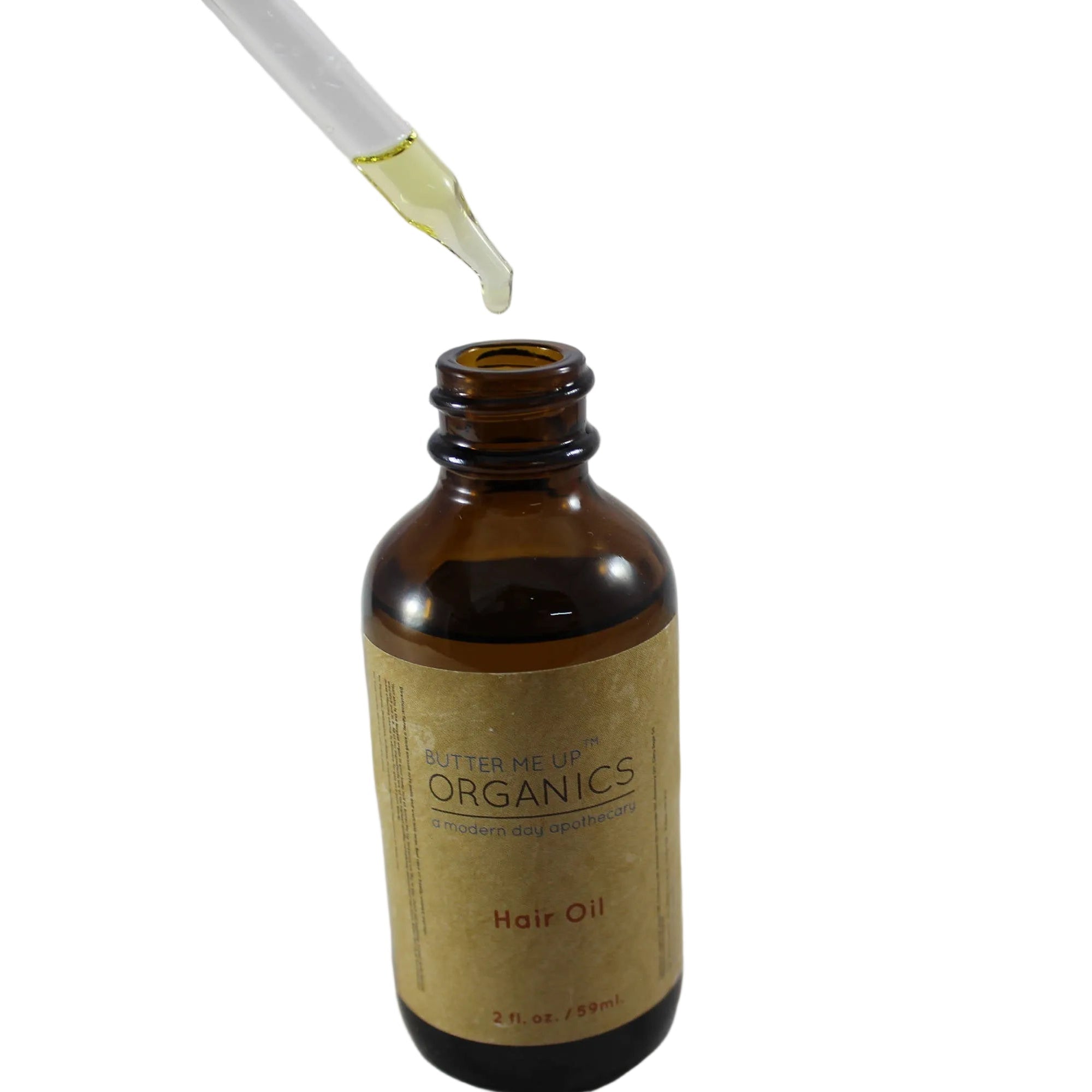 Butter Me Up Organics 2oz organic hair repair oil — natural, cruelty-free hair care gift