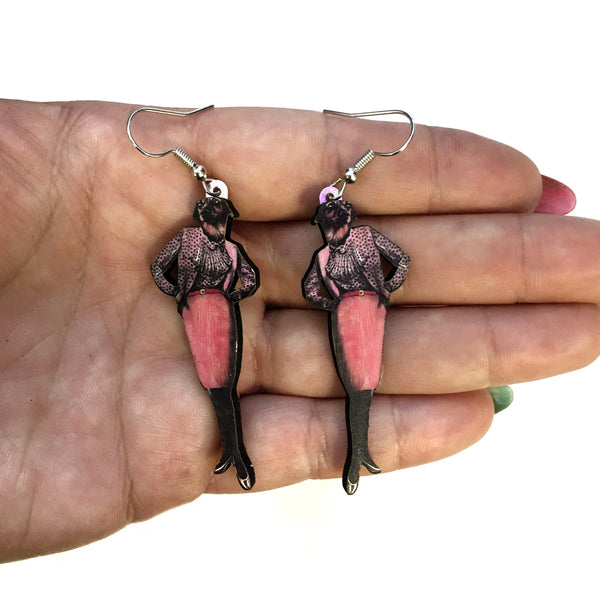 Stand Out with Eco-Friendly Alligator Lady Earrings: Handmade in the USA