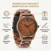 Joycoast American Walnut Northstar Wooden Watch | Sustainably Sourced