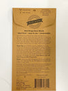 Back of a Meli Wraps packaging with text and branding details.