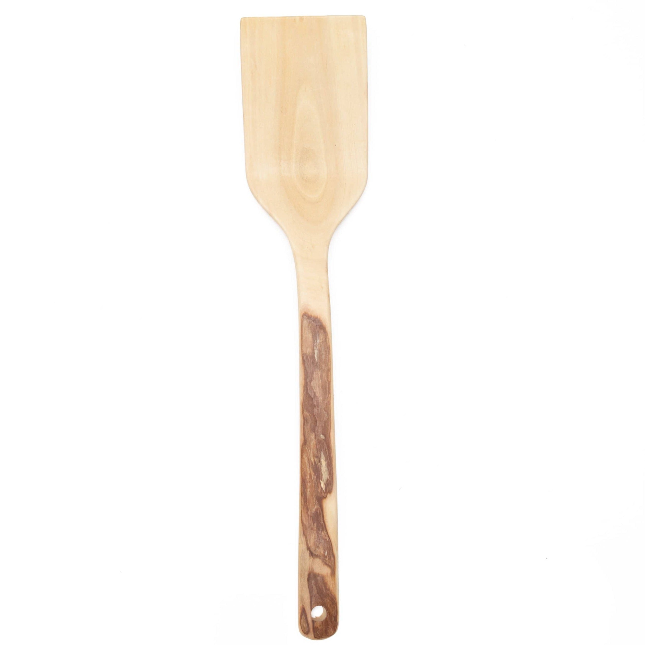 Hand-carved wood spatula: sustainable macawood, laurelwood, or coffeewood. Fair trade, artisan-crafted, unique gift. Flip with style & eco-love! ✨