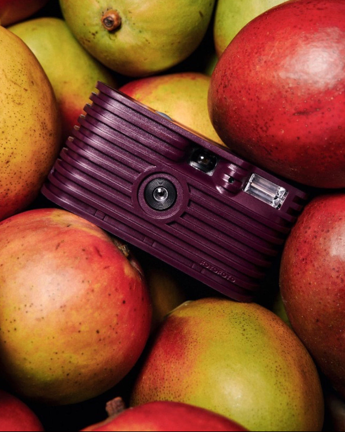 FOTOFOTO FF-1 Zero-Waste 35mm Film Camera – 100% Recycled, Orange
