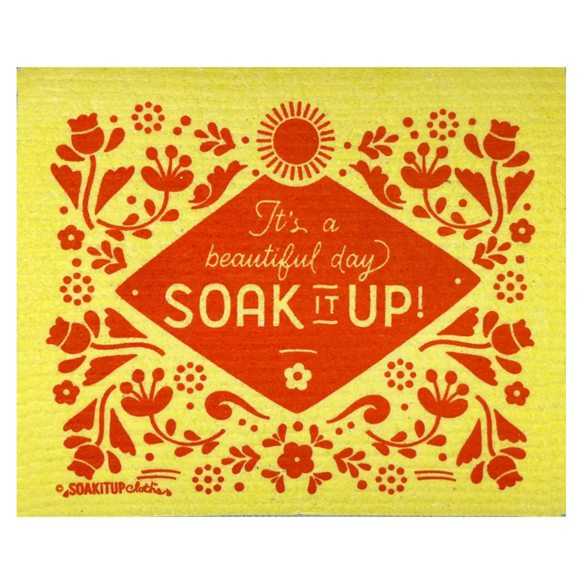 It's a Beautiful Day Soak iT Up eco-friendly Swedish dishcloth reusable paper towel alternative