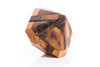 Handcrafted Japanese Diamond wooden brain teaser puzzle close-up detail