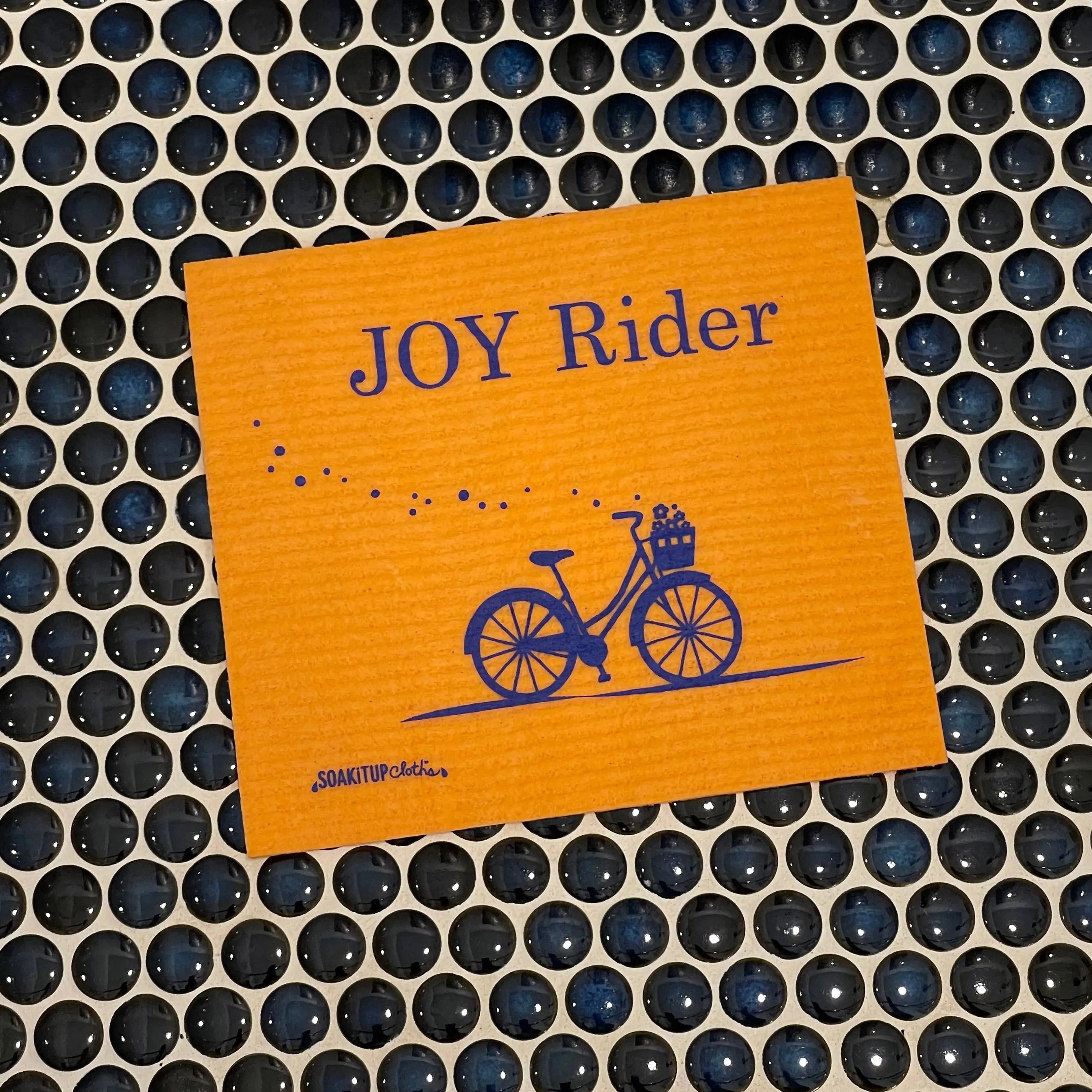 Joy Rider Bicycle Swedish Dishcloth – Eco-Friendly Paper Towel Alternative