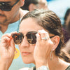 Joycoast Malcolm walnut wooden sunglasses – sustainable handcrafted eyewear with 100% UV protection