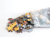 Resealable bag holding the pieces of the Kianga 500-piece jigsaw puzzle