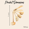 Kids Bamboo Cooking Utensil Set full set view