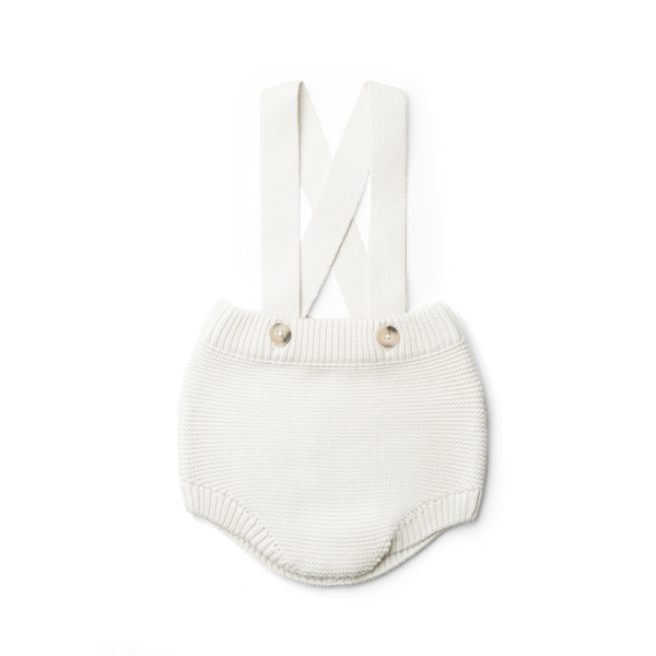 KNIT SUSPENDER BLOOMERS | CLOUD