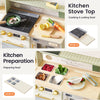Tiny Land BistroSwitch Play Kitchen shown with its play accessories