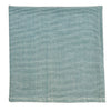 Textured teal square pillow on a white background