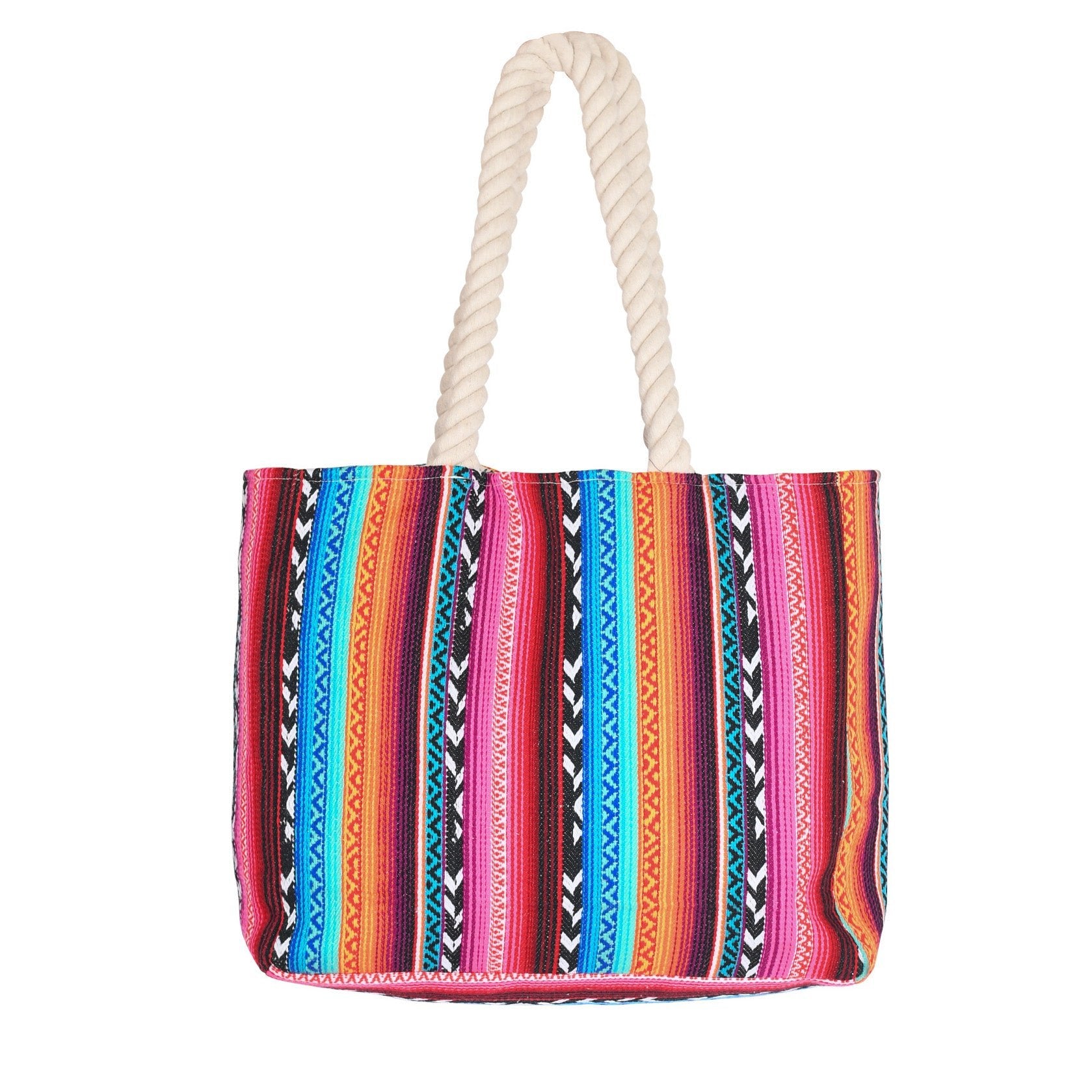 Large Shopper Tote Ravi carried by rope handles