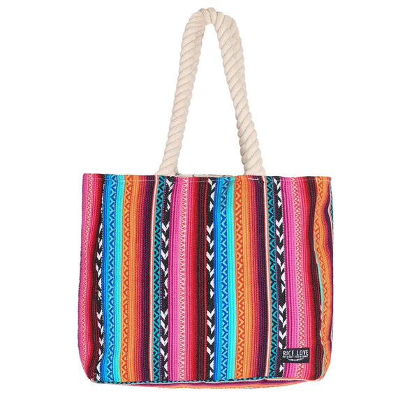 Ravi shopper tote showing vibrant sun-inspired colors