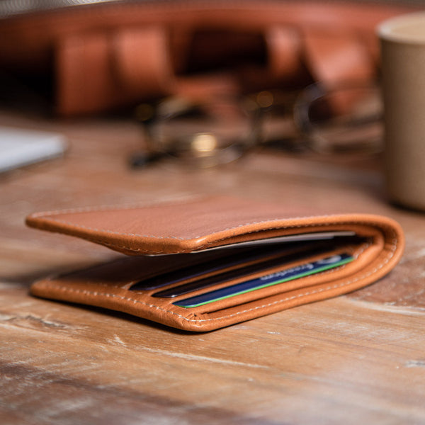Large Billfold Wallet - Natural