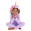 Child wearing the Lavender Sky Unicorn Halloween costume