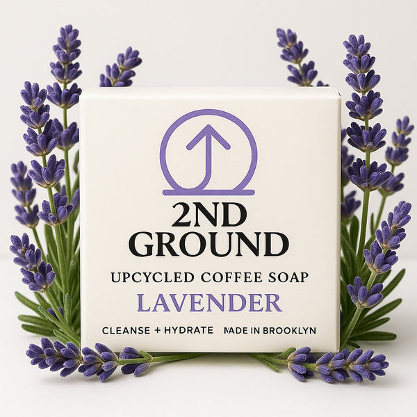 coffee grounds for lavender plants Lavender Coffee Soap — 2-in-1 Exfoliating Bar