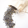 Organic lavender sachet placed in a home setting — natural drawer and closet freshener from Seattle Seed Company
