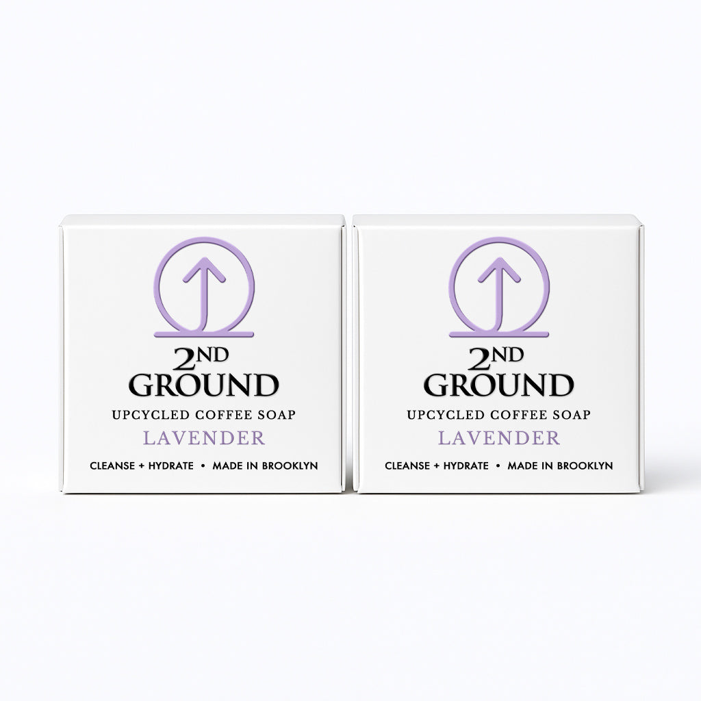 Double Shot 2-Pack | Upcycled Coffee Exfoliating Soap Set by 2nd Ground