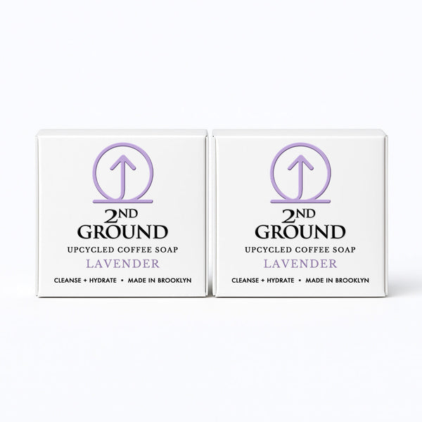 Double Shot 2-Pack | Upcycled Coffee Exfoliating Soap Set by 2nd Ground