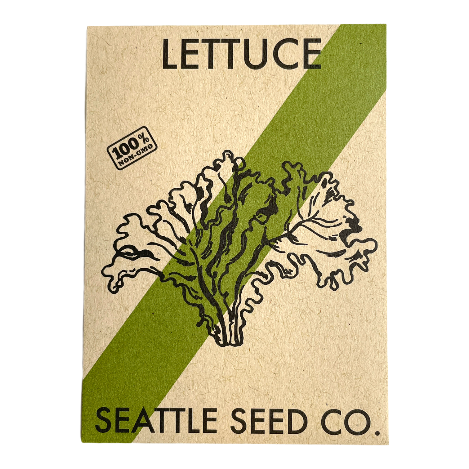 Seattle Seed Company Mild Mesclun Mix lettuce seed packet with colorful salad greens blend