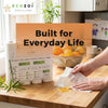 Reusable Bamboo Paper Towels | Tree-Free, Washable Rolls 4-Pack