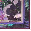 Floral patterned fabric with 'Wrapper + AVKlaseen 22' branding