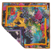 Reverse side of the Lilac double-sided mulberry silk furoshiki wrap showing complementary colour variation by Adam Klassen