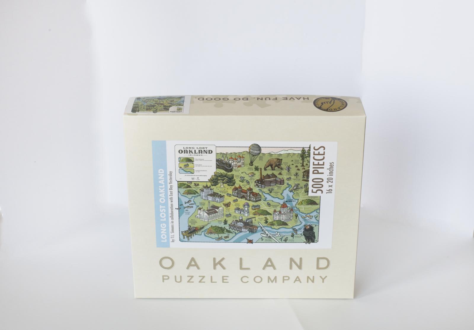 Long Lost Oakland 500-Piece Jigsaw Puzzle, Illustrated History