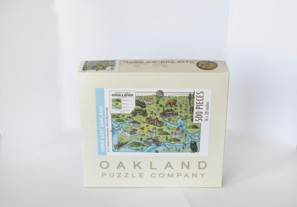 Long Lost Oakland 500-Piece Jigsaw Puzzle, Illustrated History