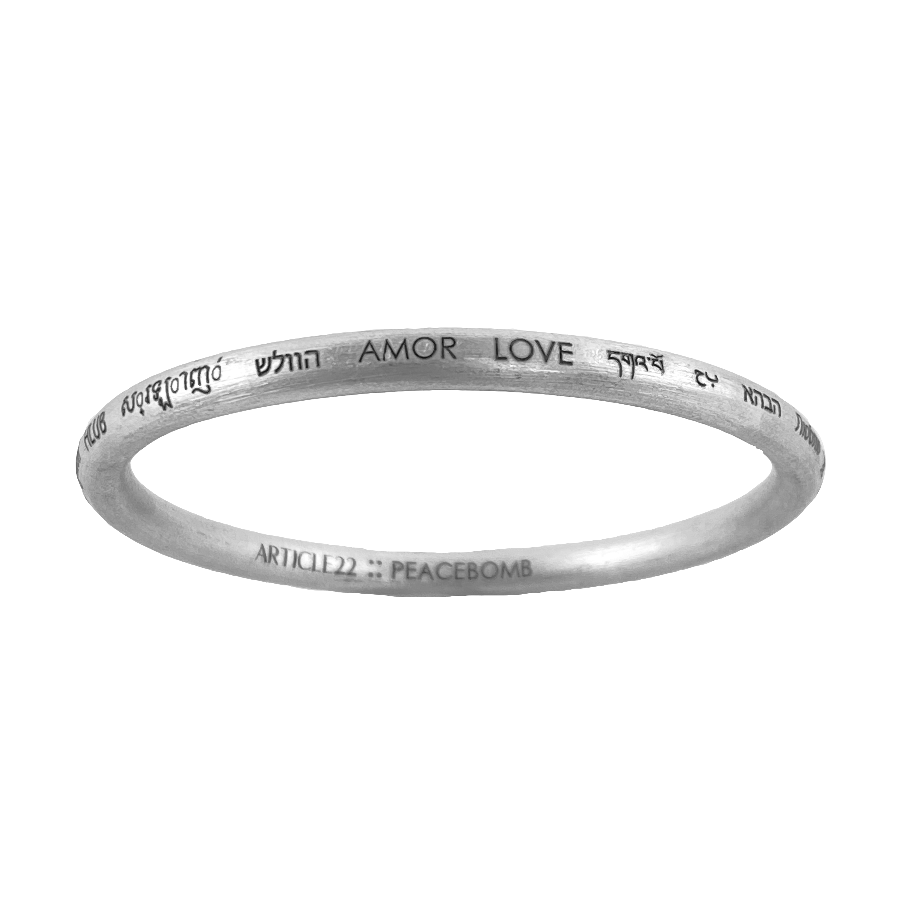 ARTICLE22 Love All Around Bangle - A Symbol of Universal Love and Empowerment