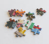 Loose pieces of the Lula Mae at North Beach 500 piece jigsaw puzzle