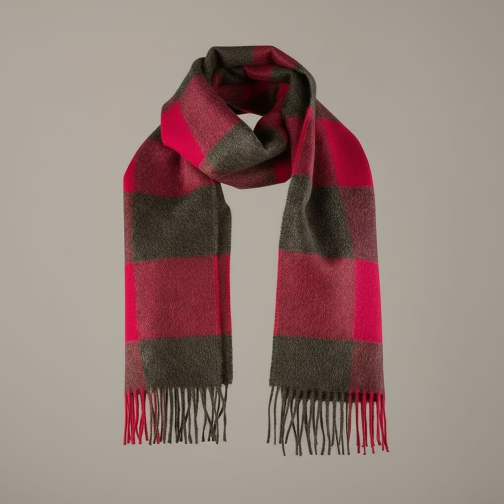 Luxury Square Baby Alpaca Scarf – Soft, Lightweight & Timeless