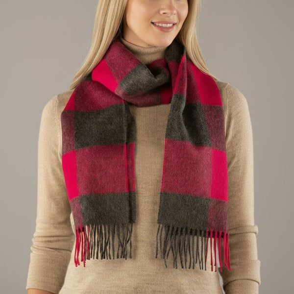Luxury Square Baby Alpaca Scarf – Soft, Lightweight & Timeless