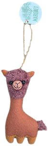 Alpaca Puff Plush Ornaments