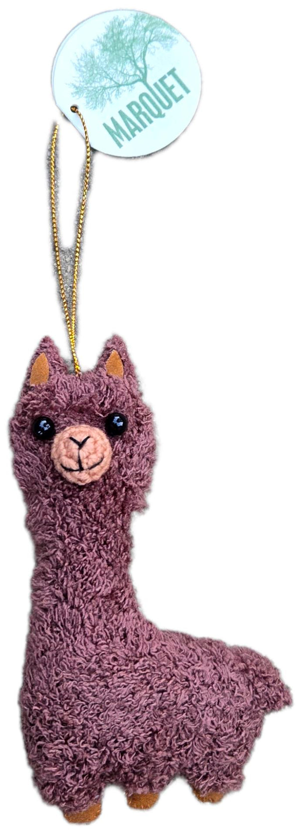 Alpaca Puff Plush Ornaments
