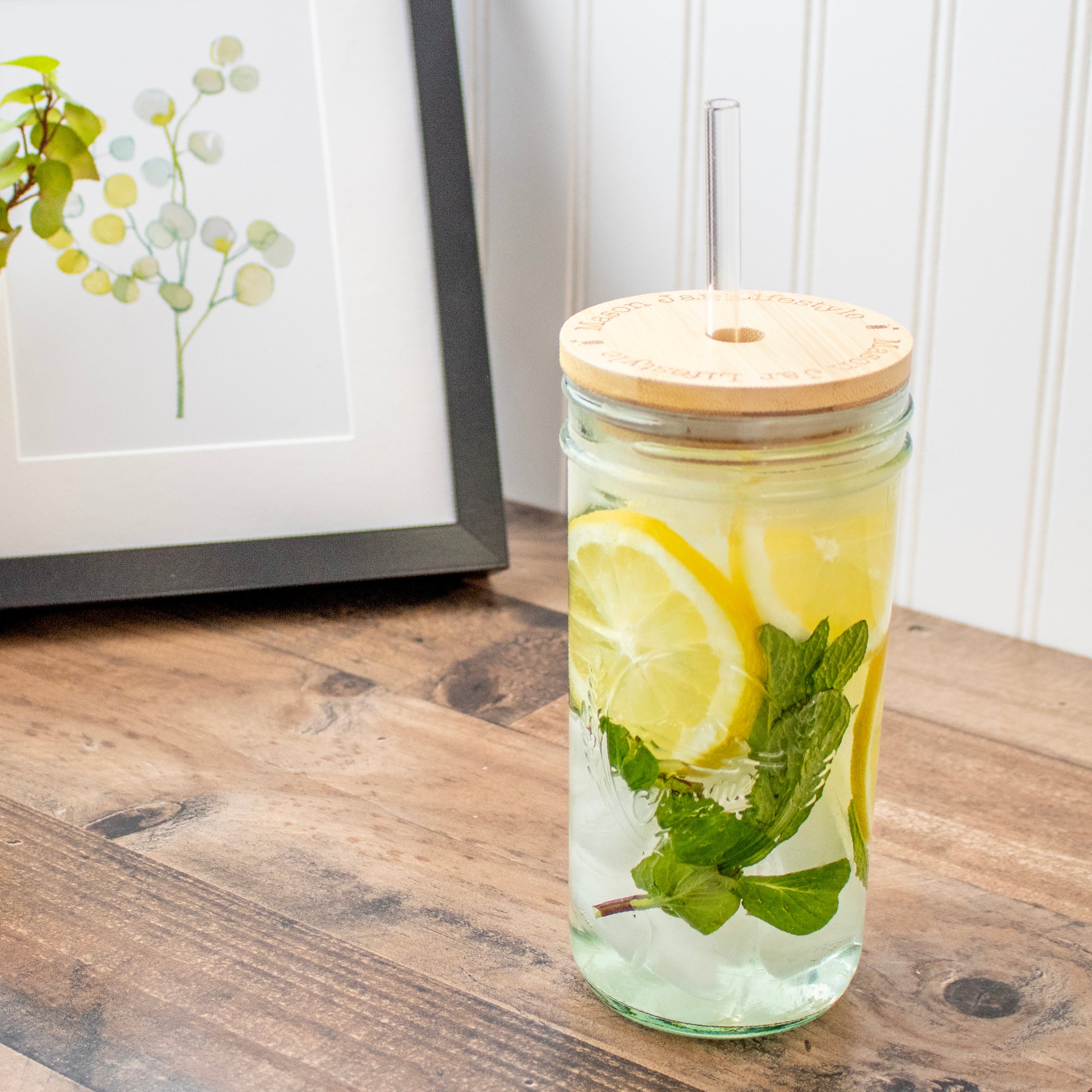 Azure Standard 24oz Wide Mouth Pint & Half Mason Jar – Soda Lime Glass