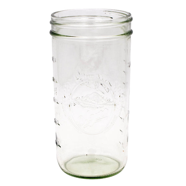 Azure Standard 24oz Wide Mouth Pint & Half Mason Jar