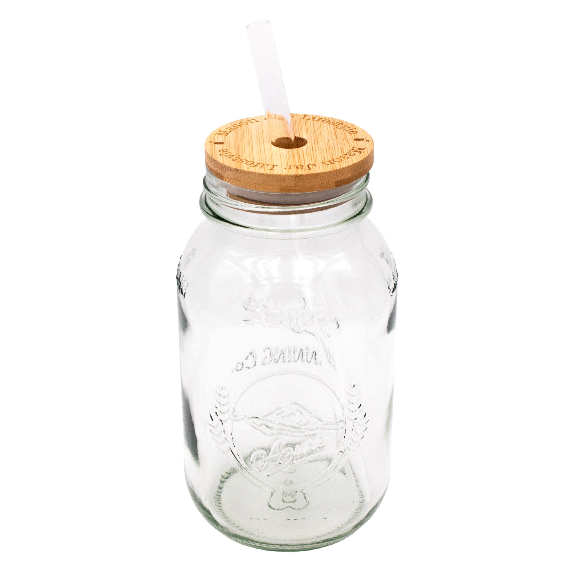 Azure Standard 32oz Regular Mouth Quart Mason Jar