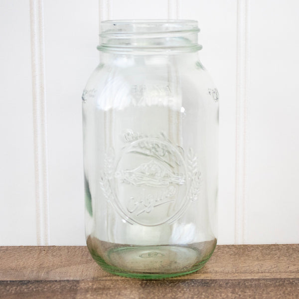 Azure Standard 32oz Regular Mouth Quart Mason Jar