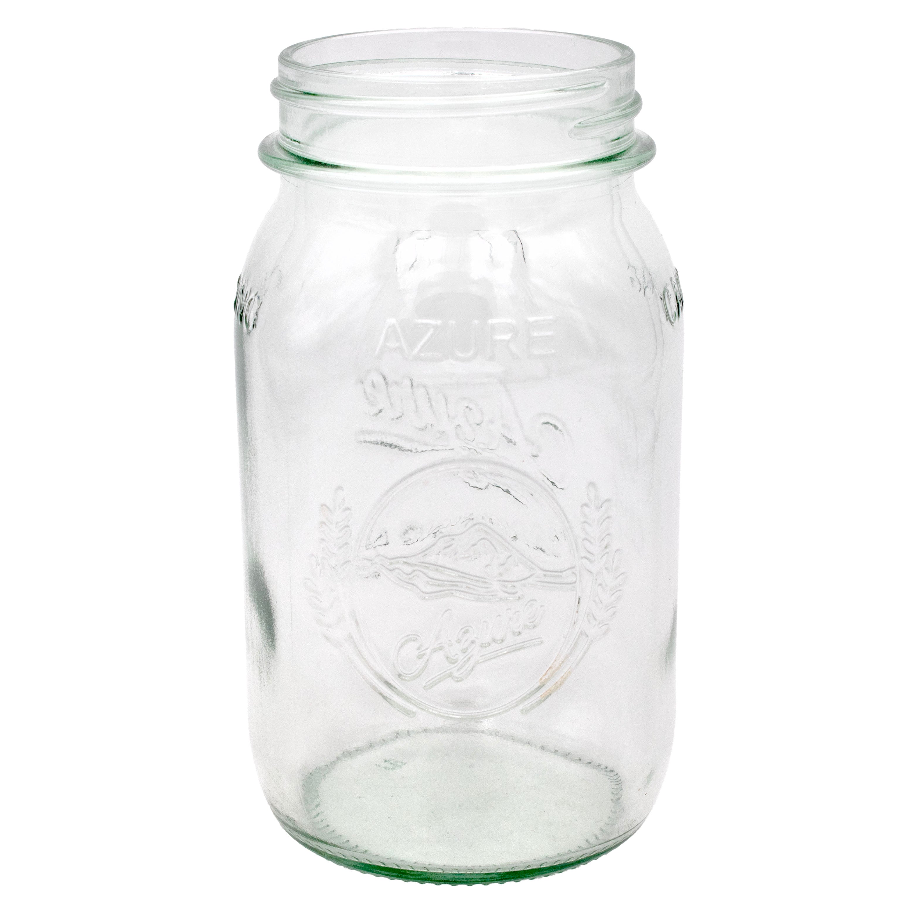 Azure Standard 24oz Regular Mouth Pint & Half Mason Jar