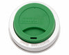 Silicone Drinking Lid with Stainless Steel Band for Mason Jars