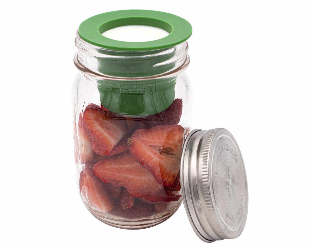 Mason Jar Divider Cup for Salads, Dips, and Snacks