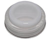 Clear plastic lid with 'Leeson' branding on a white background