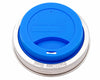 Silicone Drinking Lid with Stainless Steel Band for Mason Jars