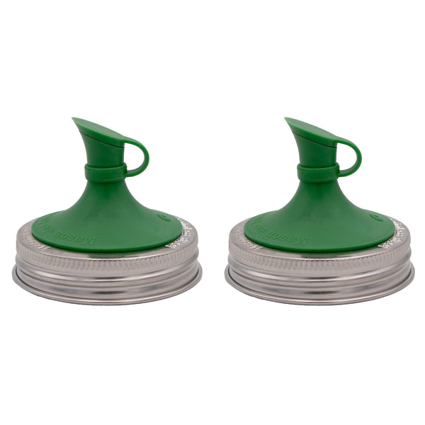 Silicone Oil Cruet Pour Lid for Mason Jars – Non-Toxic Precision Pouring